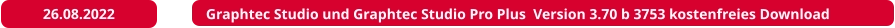 Graphtec Studio und Graphtec Studio Pro Plus  Version 3.70 b 3753 kostenfreies Download  26.08.2022